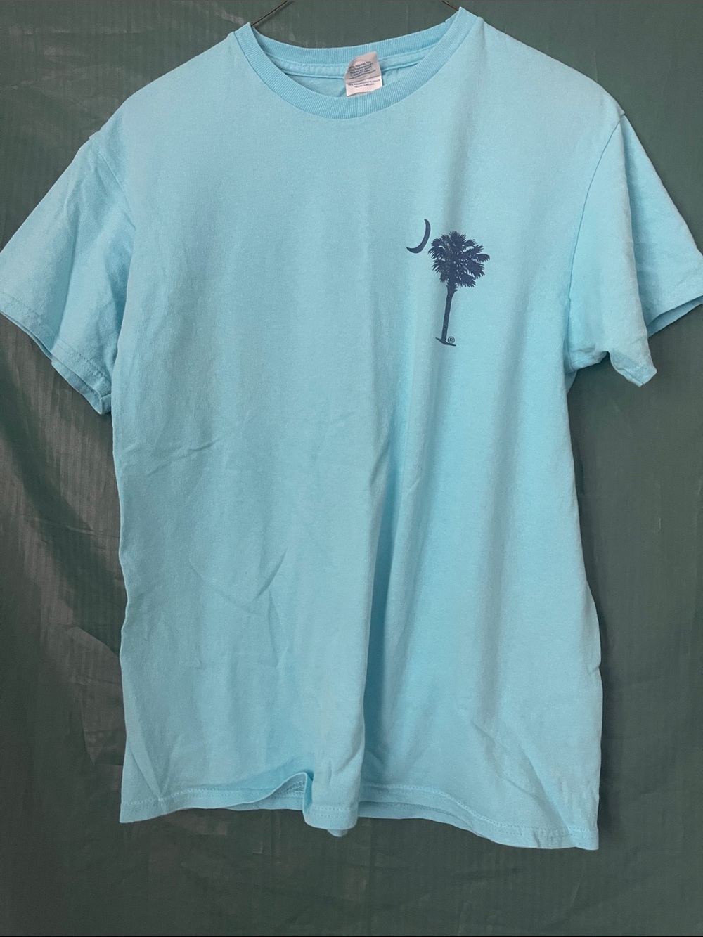 Ladies Light Blue Myrtle Beach souvenir tee shirt